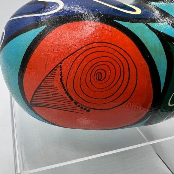 Vintage Puerto Vallarte 1990 Art Deco Cool Mexican Cat Ceramic Home Decor - Picture 8 of 13